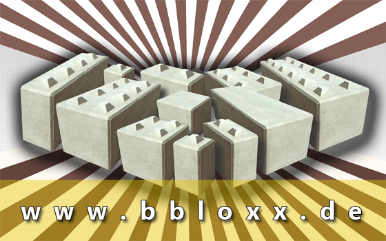 Einsatz von BBloxx zum Bau von Schüttgut-Lagerboxen