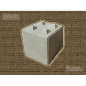 BBloxx-Betonblock: 8.8.8. || Beton-Legostein, Stapelblock